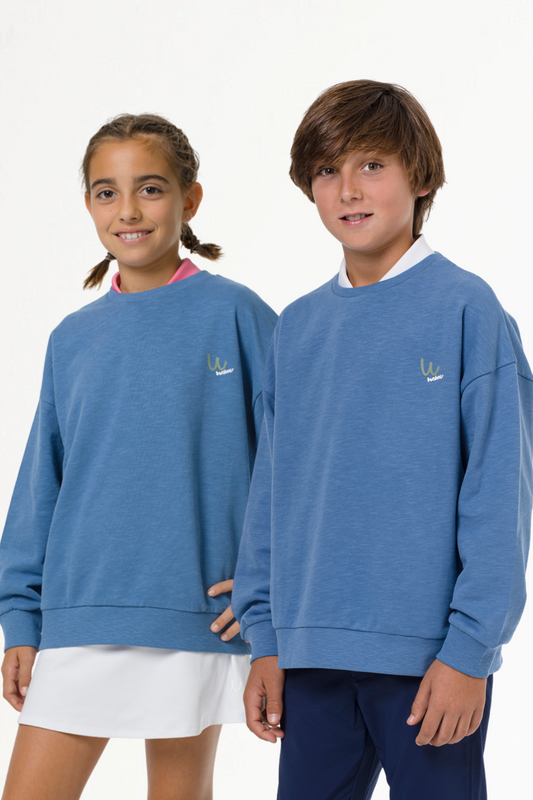 Blue golf sweatshirt for boys