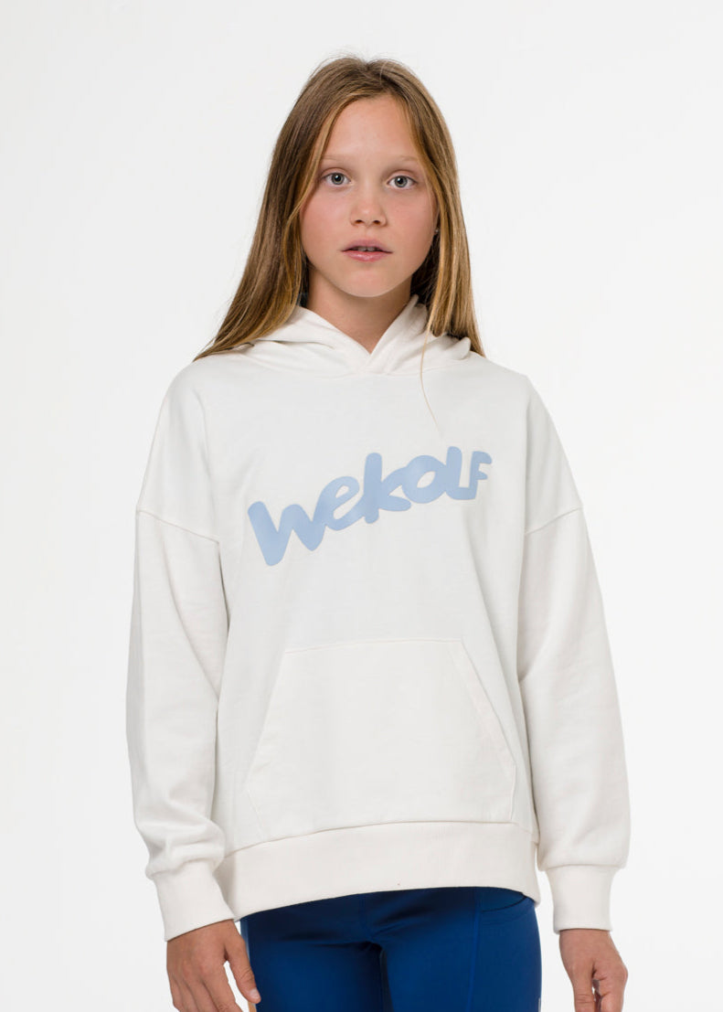 White golf hoodie for boys