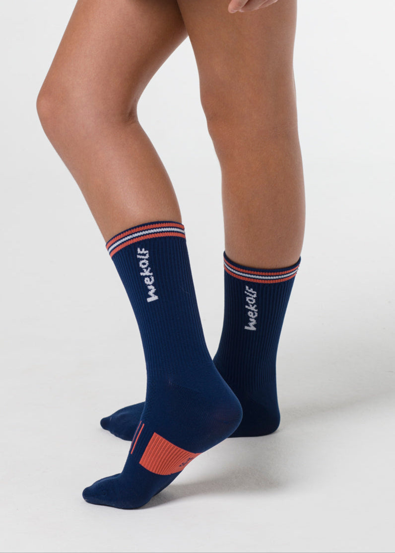 Navy blue golf socks for boys