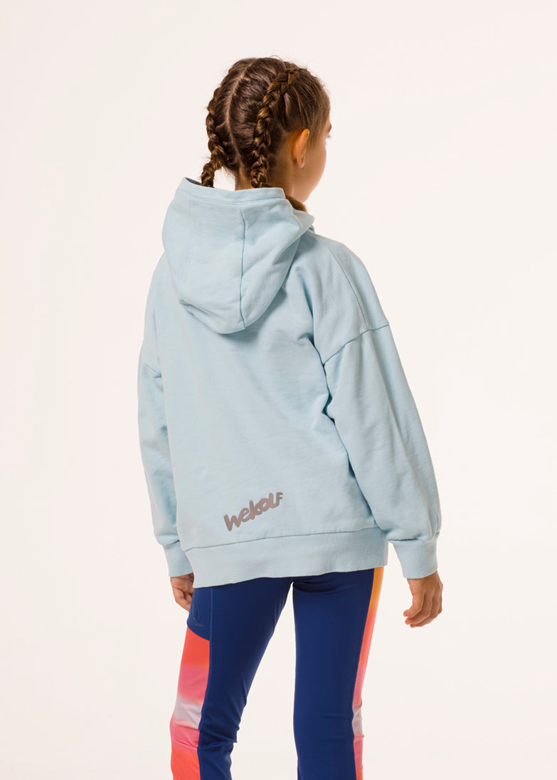 Light blue golf hoodie for boys
