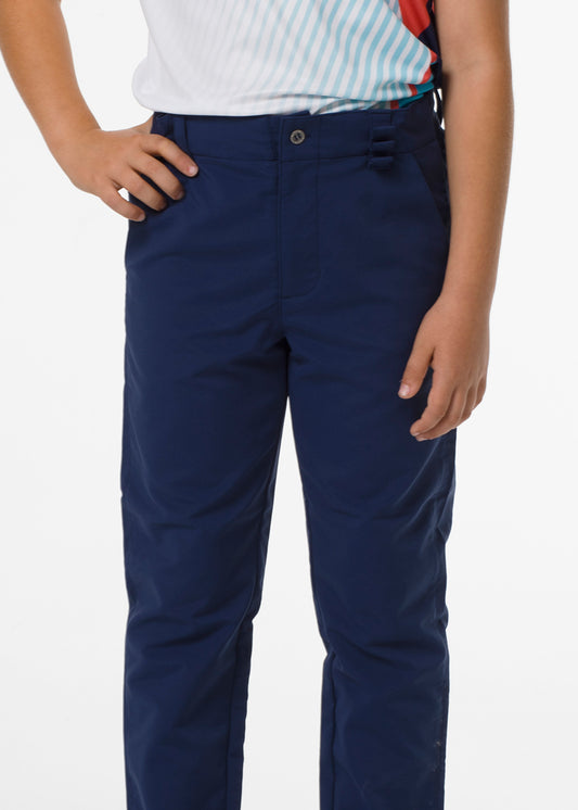 Navy blue golf trousers for boys