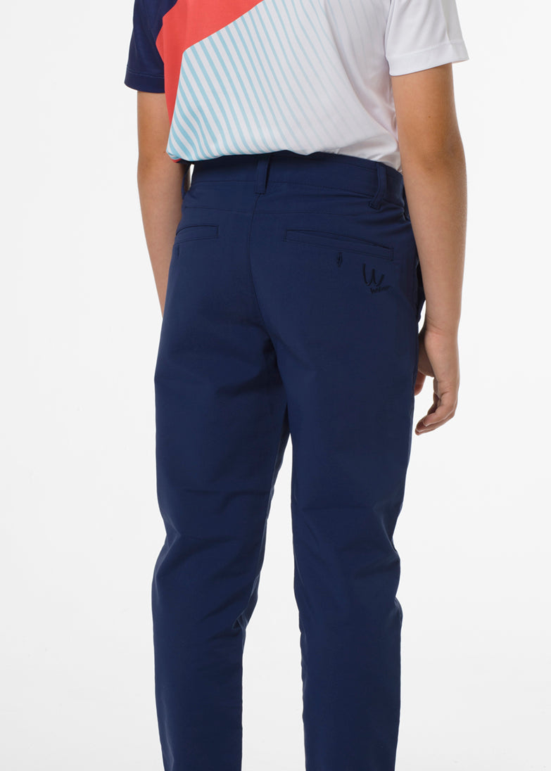 Navy blue golf trousers for boys