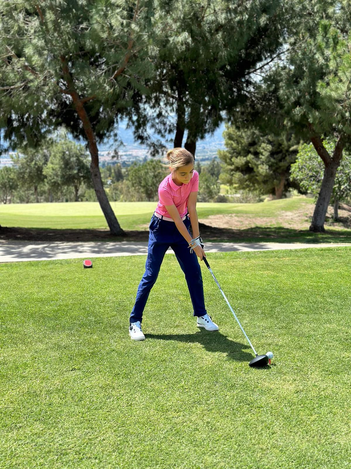 Navy blue golf trousers for boys