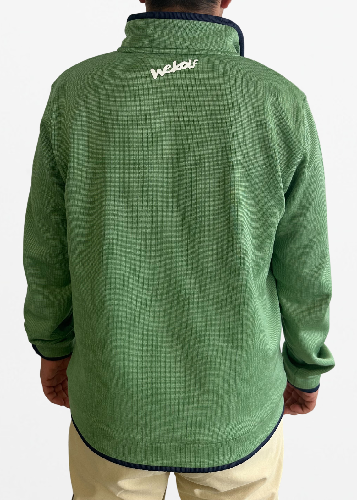 Green golf pullover