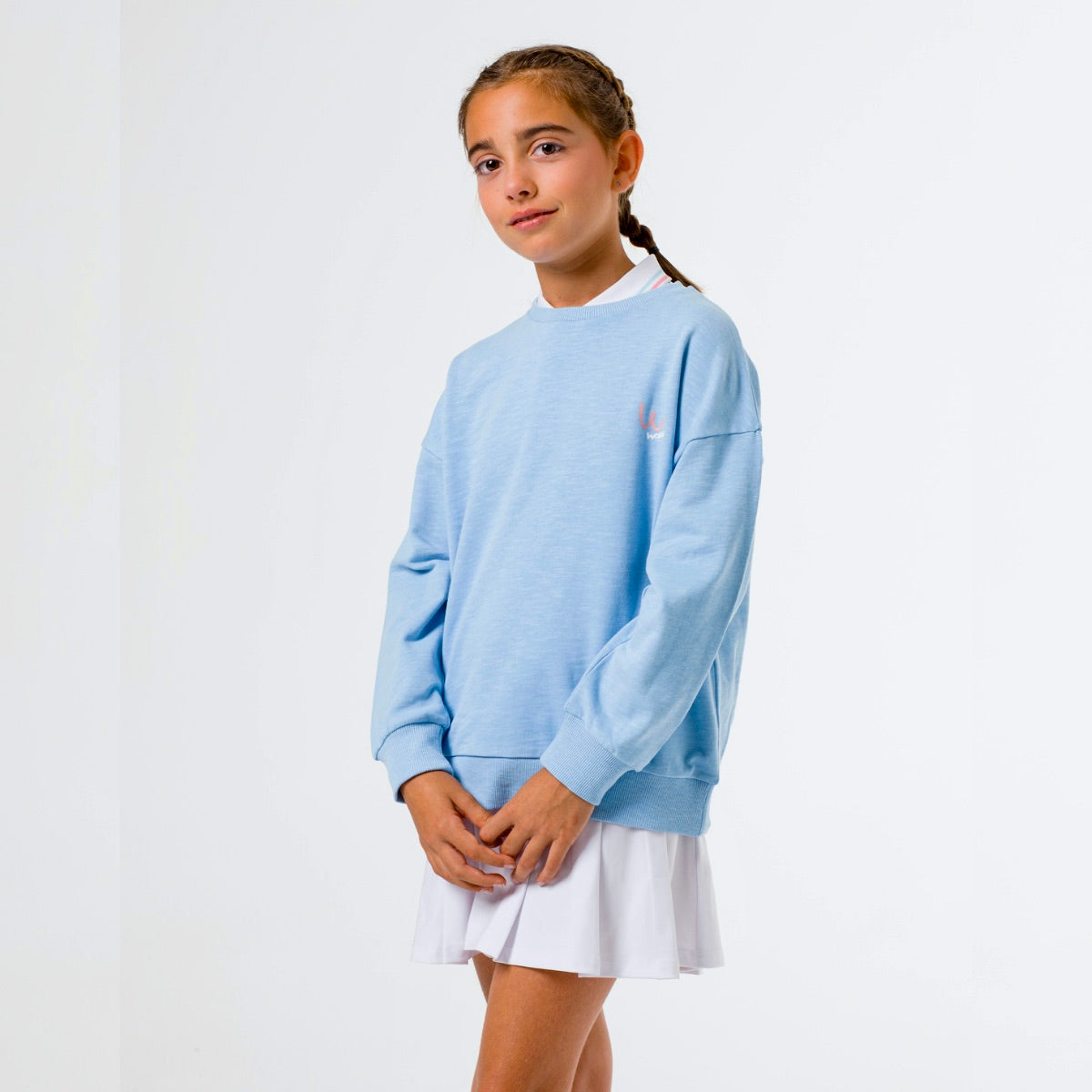Sweat-shirt de golf bleu clair UNISEX