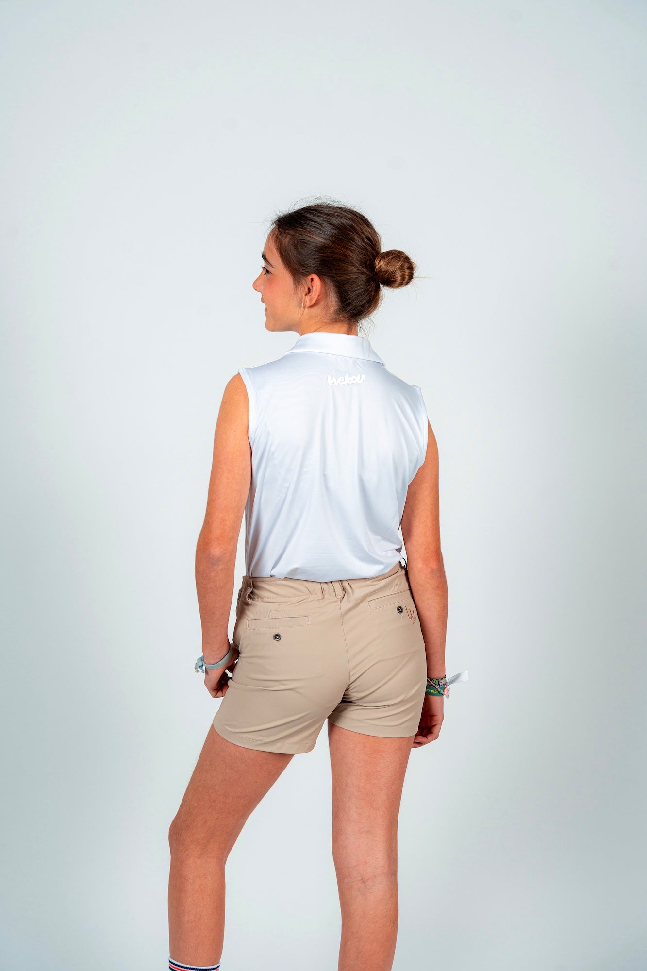 Bermuda beige fédération pour fille