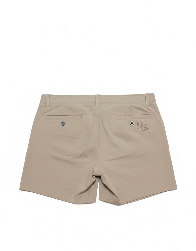 Bermuda beige federación para niña