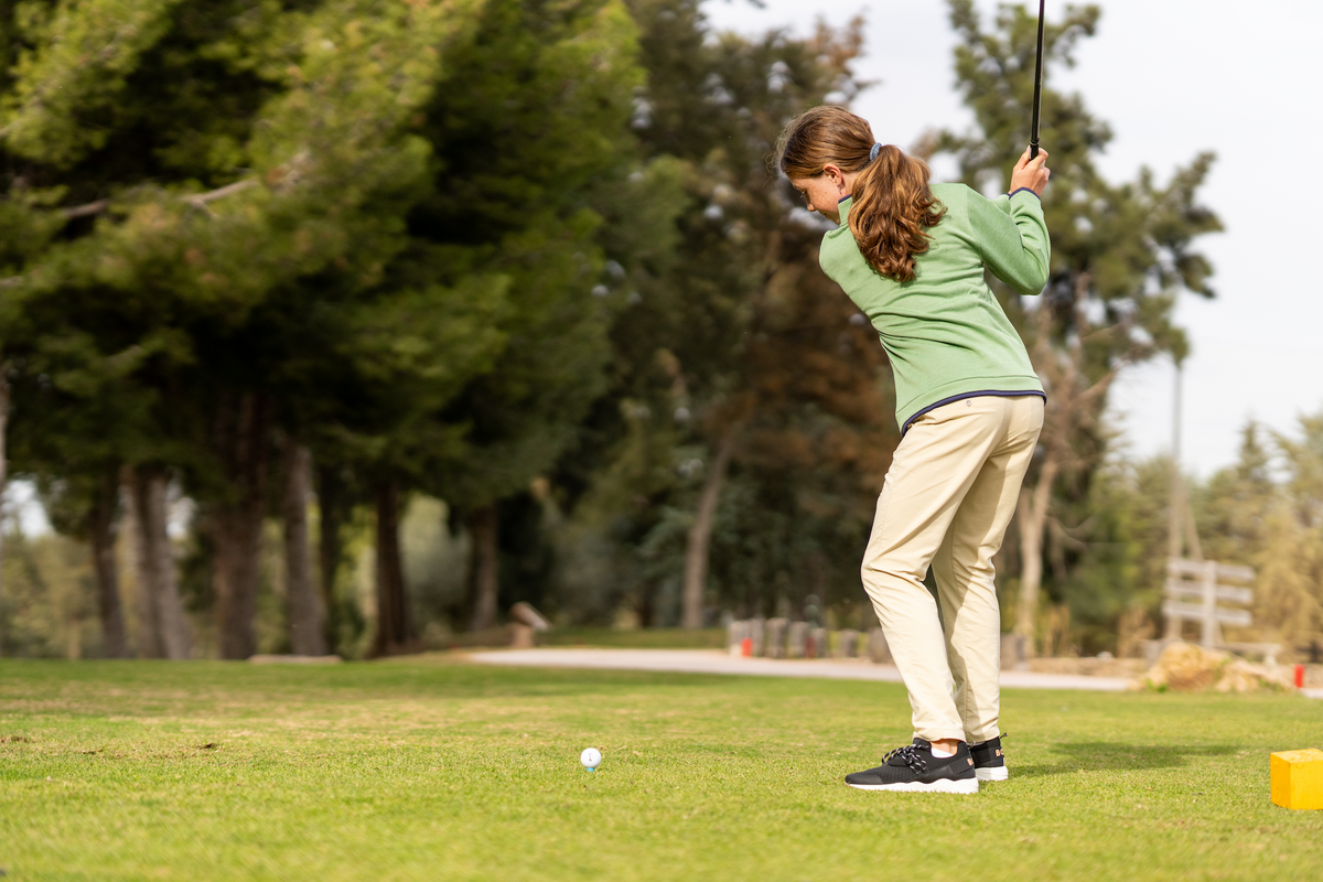 Forro polar de golf verde UNISEX
